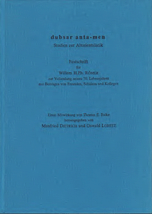 Festschrift für Willem H.Ph. Römer zur Vollendung seines 70. Lebensjahres mit Beiträgen von Freunden, Schülern und Kollegen. (AOAT 253)