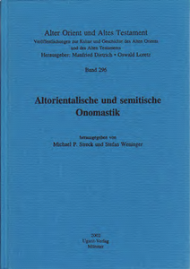 Altorientalische und semitische Onomastik. (AOAT 296)