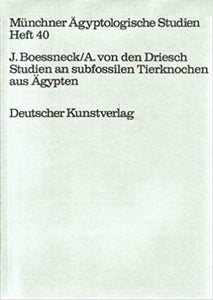 Studien an subfossilen Tierknochen aus Ägypten. München 1982. (MÄS 40)