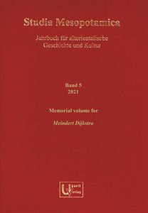 Studia Mesopotamica 5 (2021) - online Jahrbuch