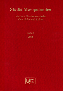 Studia Mesopotamica 1 (2014)