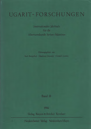 Ugarit-Forschungen 11 (1979)