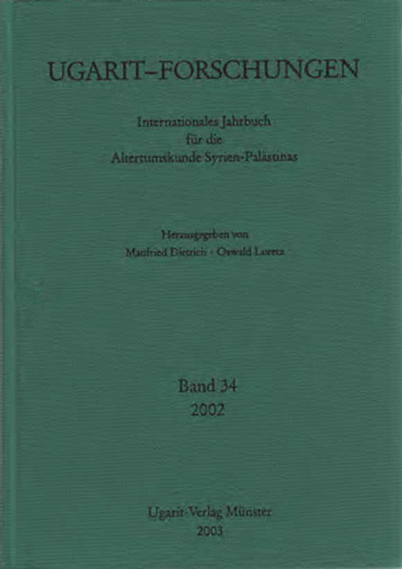 Ugarit-Forschungen 34 (2003)