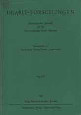 Ugarit-Forschungen 15 (1983)
